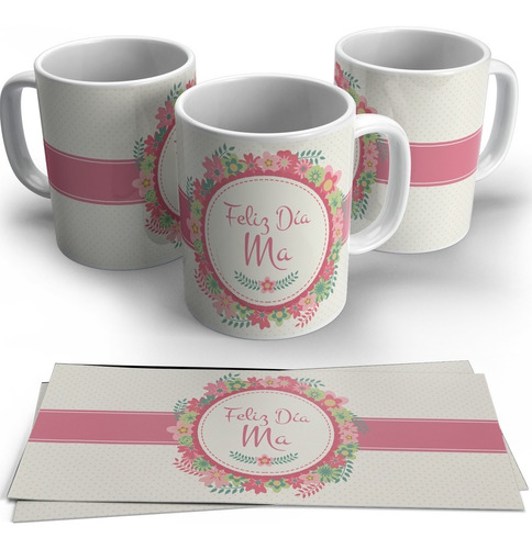 Tazas Plasticas Sublimadas Dia De La Madre Pack X 13unidades