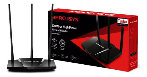 Router Mercusys Inalámbrico Mw330hp 300mbps 3 Antenas 
