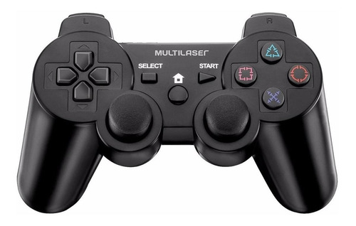 Controle joystick Multilaser JS030 preto