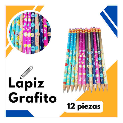Caja Lapiz Grafito #2 Moderno Infantil Mirado Paper Mate 12
