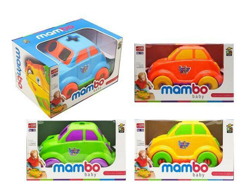 Brinquedo Carrinho Didático Baby Car Colorido Bs Toys