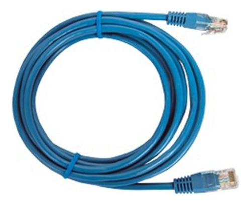 Patch Cord Cable Parcheo Red Utp Categoría 5e 7 Metros Azul