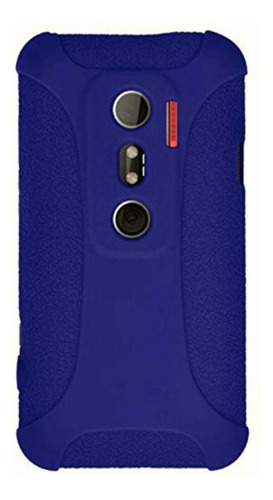 Case For Htc Evo 3d, Blue, 1 Pack