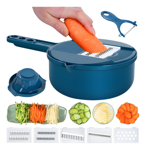 Cortador De Mandolina Multifunción; Picador De Verduras
