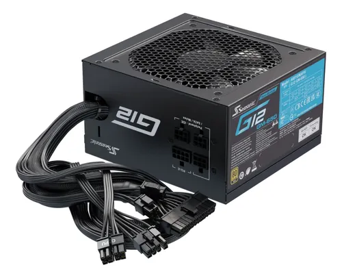 Fuente Gaming Atx Seasonic 650w G12 80plus Gold Semi Modular