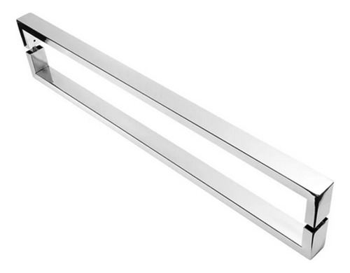 Puxador Porta Pivotante Aço Inox 304 60cm U 