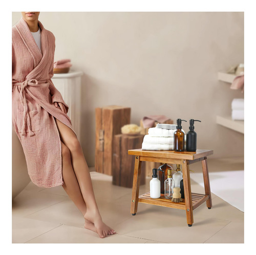 Silla De Taburete De Ducha Con Enkezi Impermeable Con De De