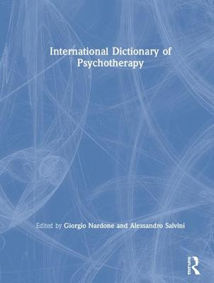 Libro International Dictionary Of Psychotherapy - Nardone...