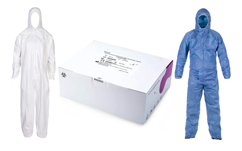 Pruebas Rapidas $6,99, Traje Impermeable $3,99, Lavable $9,9