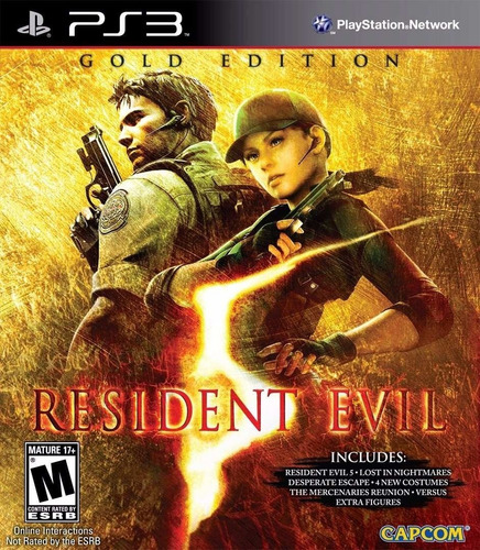Imagen 1 de 2 de Resident Evil 5 Gold Edition Ps3 Fisico Sellado Ade Ramos