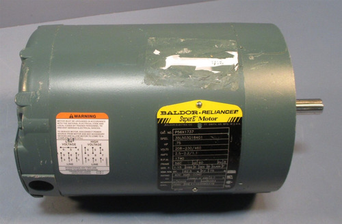 Baldor Reliance P56x1737 35l503q184g1 3/4 Hp Motor 208-2 Vvn