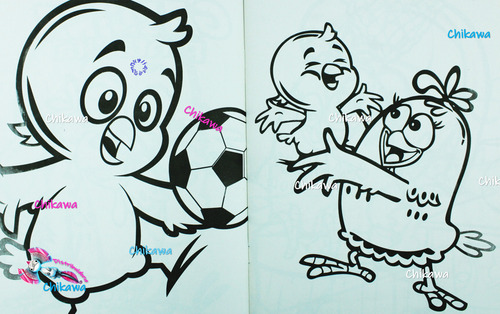 15 Libros Colorear Gallina Pintadita + 15 Caja Colores (12)