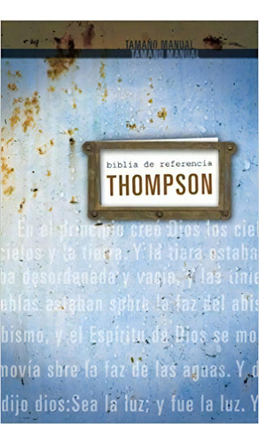 Biblia De Estudio Thompson Personal-tapa Dura, de RV1960. Editorial Vida, tapa dura en español, 2000