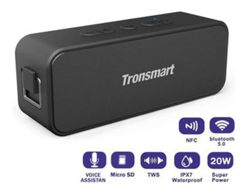 Parlante Bluetooth Tronsmart T2 Plus 20w