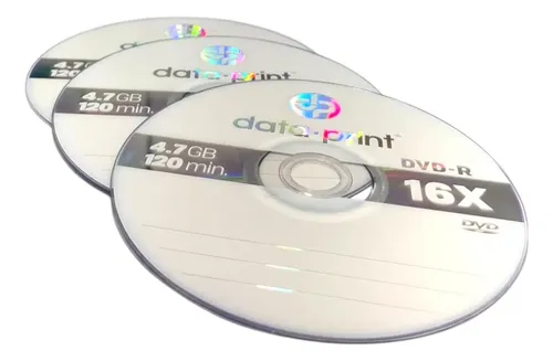 3 Dvd-r Mídia Virgem Para Gravar Vídeos E Dados 4.7gb | MercadoLivre