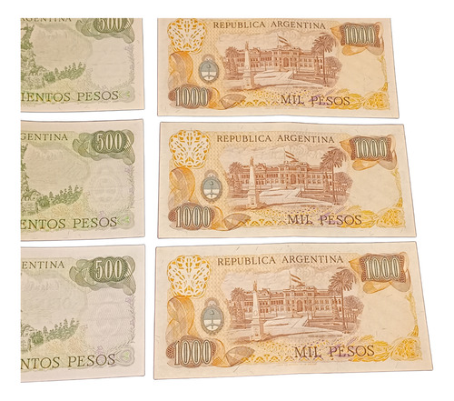Billetes Antiguos De Argentina Pesos Ley 18.188 X 10 Sc Sc-