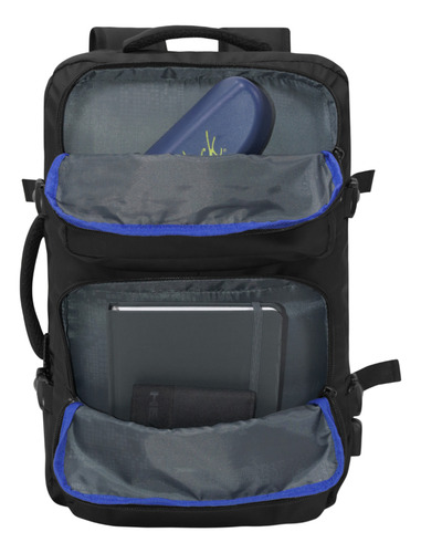 Mochila Viaje Expandible Journey Reverse Negro Head Negro