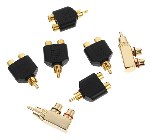 Adaptador De Audio Av Con Divisor De Audio De 90 Grados Para