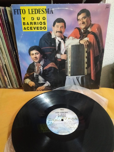 Fito Ledezma Y Dúo Barrios Acevedo Vinilo Lp Sin Girar