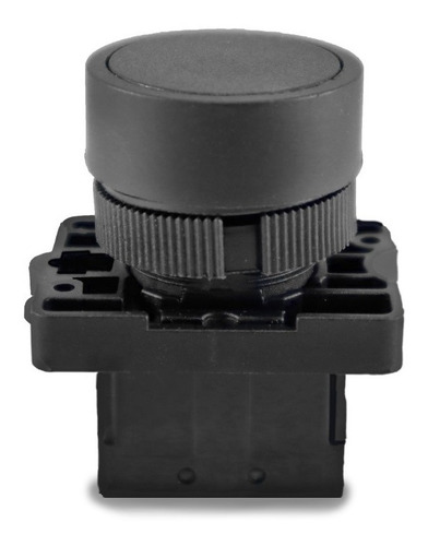 Botão Comando Impulso 1na Preto Botão Pulsador 22mm