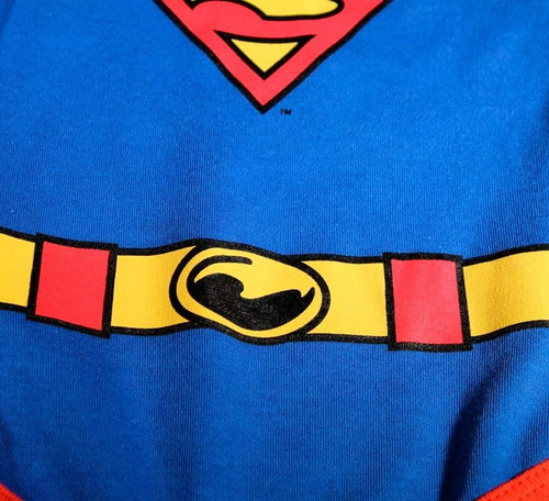 Imagen 8 de 10 de Pañalero Bebé Ropa Dc Comics Superman Musculos Set 2 Piezas