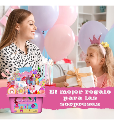 Kit De Slime De Helado, Increíble Kit Para Hacer Slime De He