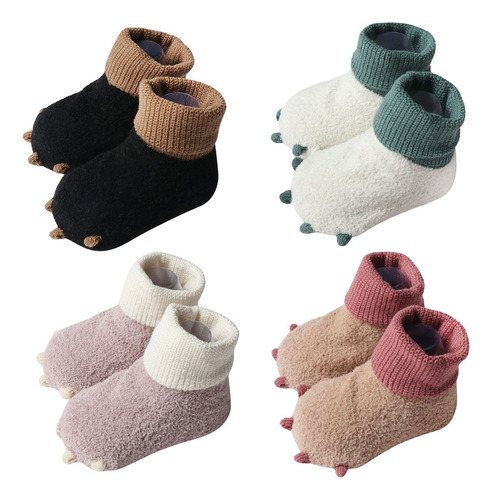 1 Par De Calcetines De Invierno Para Bebés, Cálidos E Invern