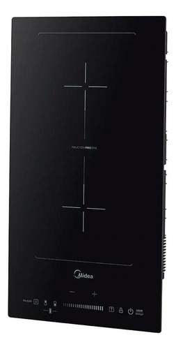 Cooktop 2 Bocas Midea Indução Touch Vitrocerâmica Preto 220v