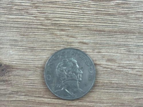 Moneda De 5 Pesos 1972