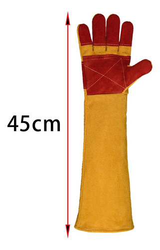 Guantes De Manejo De Animales De Cuero Pu Resistente A