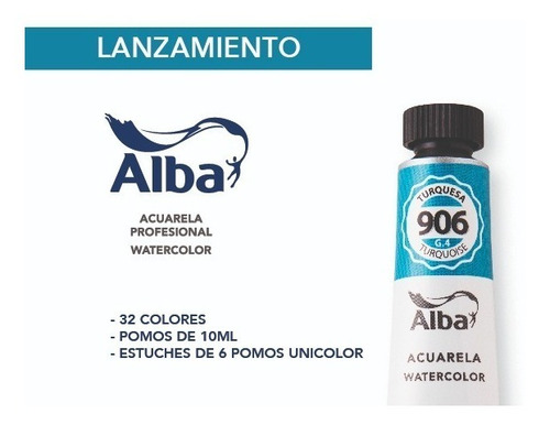 Acuarela Alba Profesional 10 Ml Grupo 4 (x Unidad)