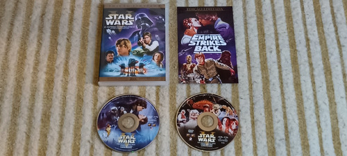 Star Wars - Iv - V - Vi - 3 Dvd Duplos 6 Discos. Remasters.