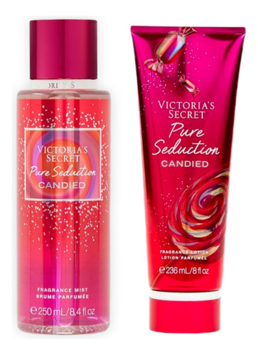 Pure Seduction Candied Victoria's Secret Set Crema / Splash 