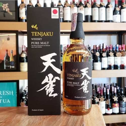 Whisky Japonés Tenjaku Pure Malt Con Estuche Goldbottle