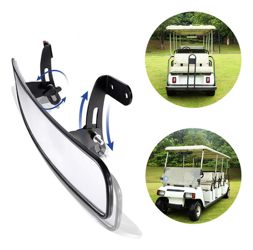 Espejo Retrovisor Para Carrito De Golf, Fácil De Instalar,