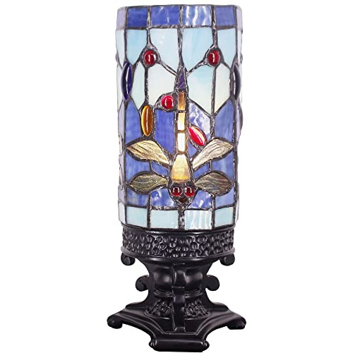 Lámpara De Mesa Tiffany Mini, Lámpara Pequeña De Vid...