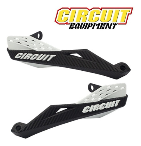 Cubre Manos Circuit Protector Fenix Carbono Blanco - Ryd