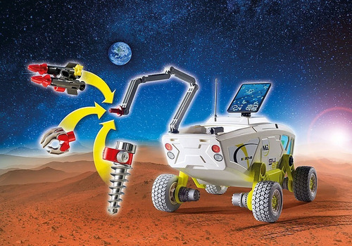 Playmobil Vehiculo De Reconocimiento 9489 Space Orig Edu