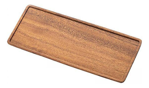 Compatible 2 Bandeja De Comida De Madera Para Servir