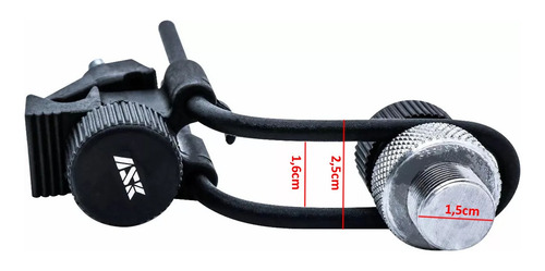 Imagem 5 de 7 de Clamp Ask B10 Suporte Para Microfonar Bateria Tambores Bongo