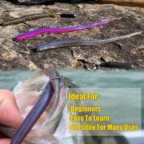 Drop Shot Rigs For Bass Fishing Ready Rig With Hooks And Sin