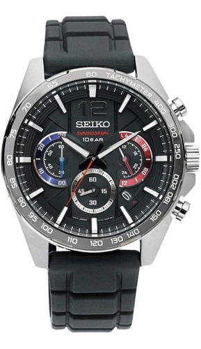 Reloj cronógrafo negro Seiko Essentials Ssb347