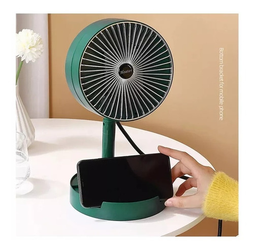 Ventilador Portátil Multifuncional 3 Velocidades Recargable