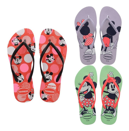 Havaianas Minnie Mickey Disney Original Envio Imediato