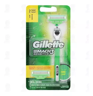 Maquina Afeitar Gillette Mach3 Sensitive + Repuesto