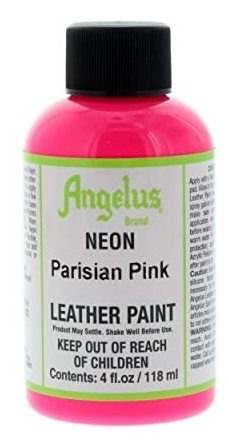 Pintura Dibujo Arte Angelus Neon-4 Oz Pintura Para Cuero, Ro