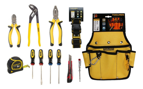 Set De Herramientas Stanley Otros + Cinturon Toolmen T90+t95