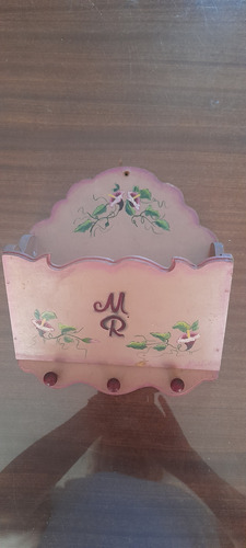 Portacartas Y Llavero Colgante Rosa (Usado)