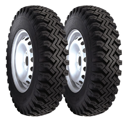 Paquete 2 Llantas 7.00-14 Tornel Mt 8 Capas S/c Msi