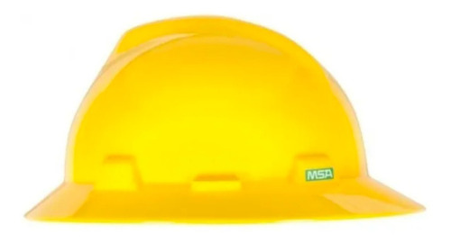 Casco De Seguridad cachucha V-gard Suspensión Matraca Msa Color Amarillo